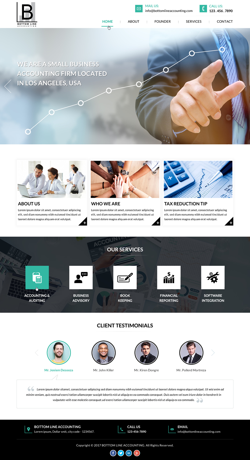 Web Design by Sbss for this project | Design #12967033
