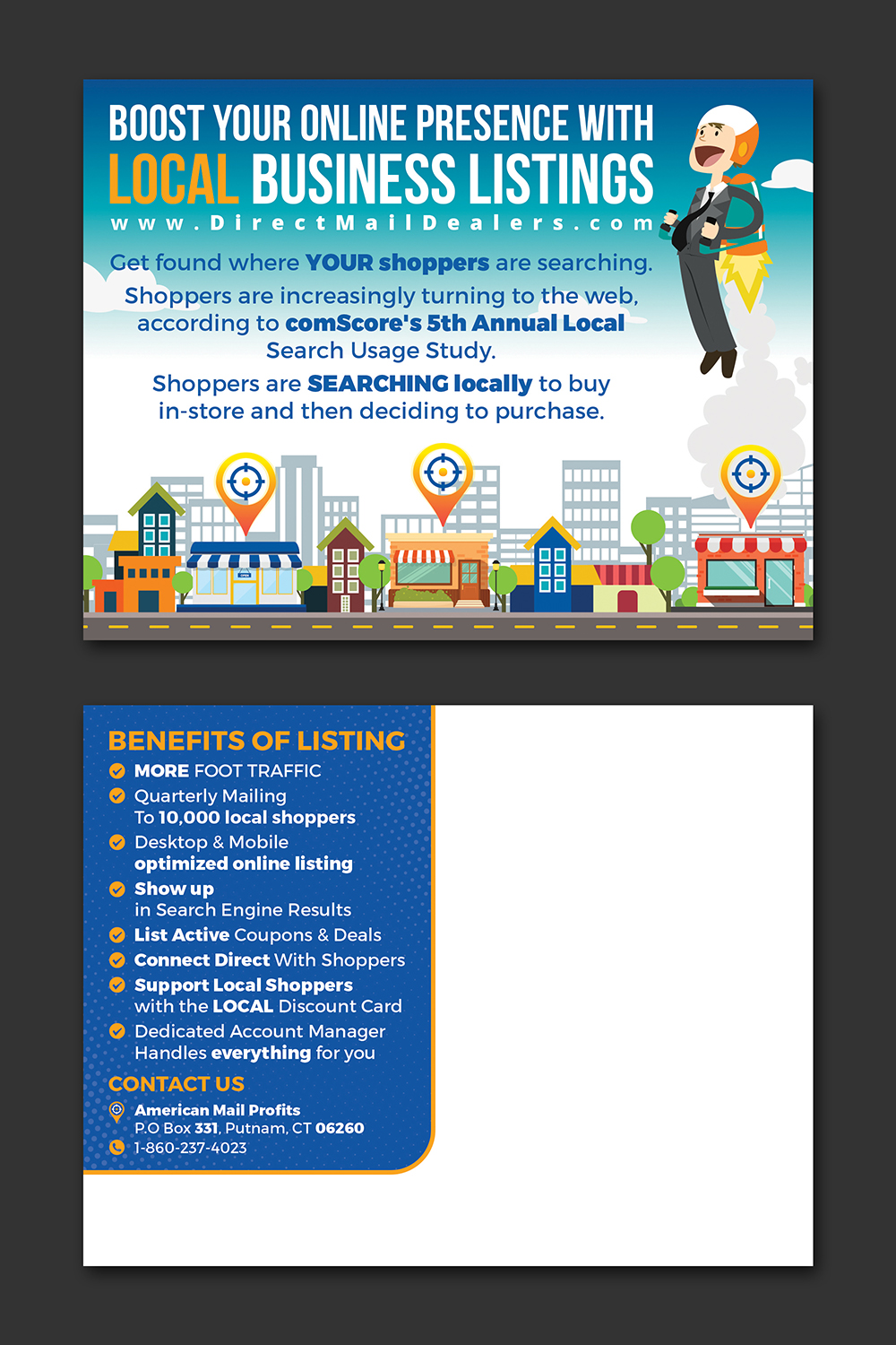 Postcard Design by xsodia for American Mail Profits | Design #12952265