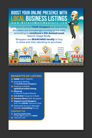 Design de Carte Postale par xsodia pour American Mail Profits | Design : #12952265