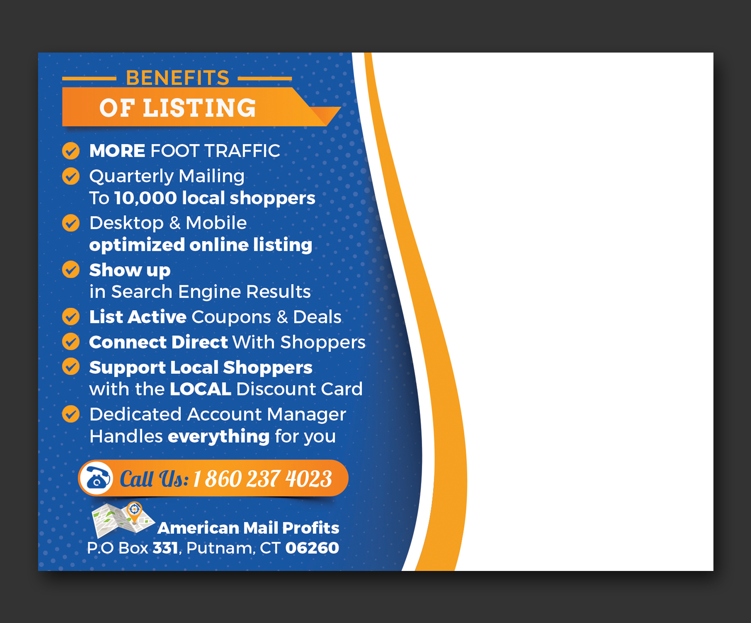 Design de Carte Postale par xsodia pour American Mail Profits | Design #12959296