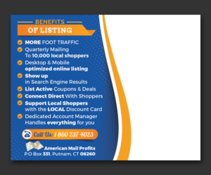 Design de Carte Postale par xsodia pour American Mail Profits | Design : #12959296