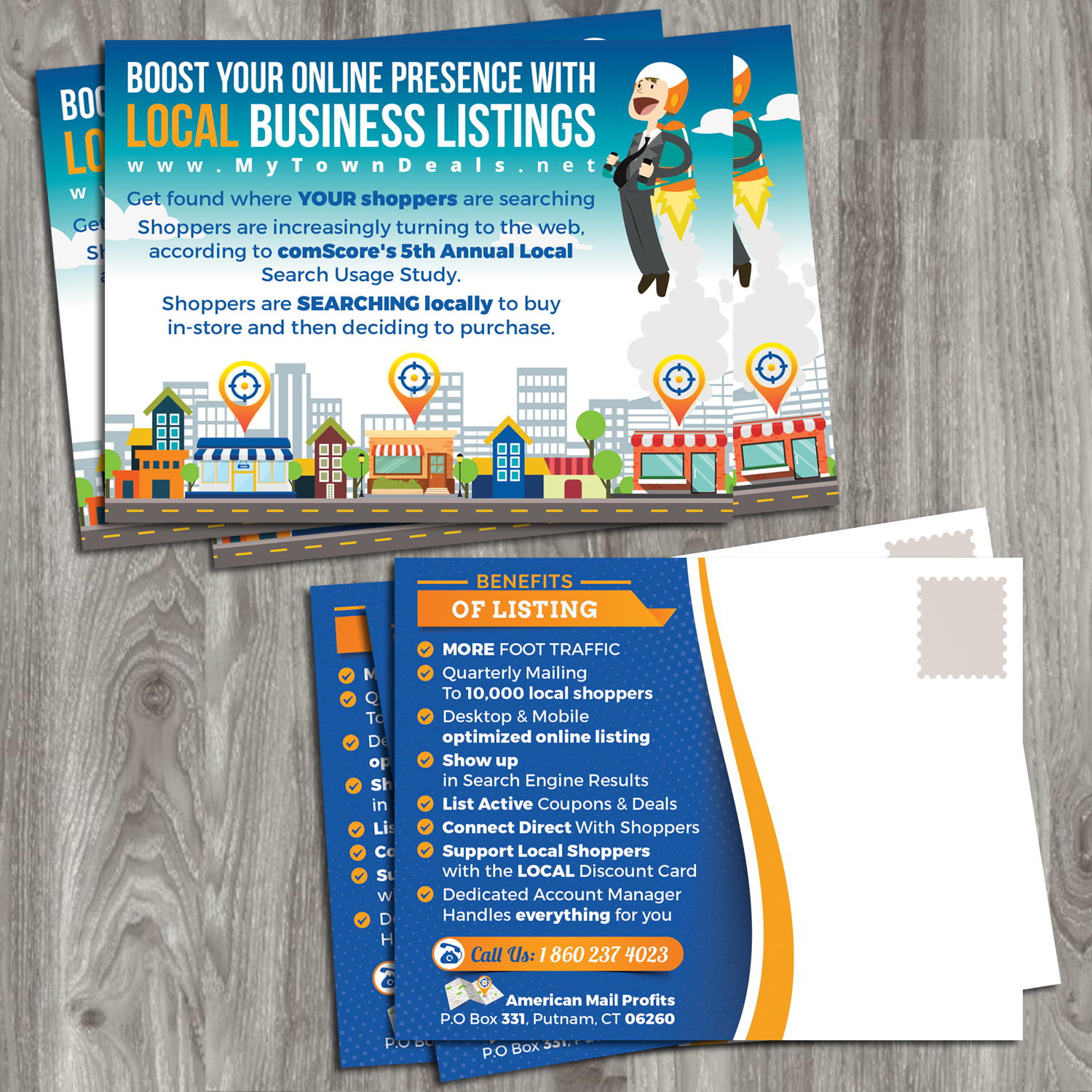 Postkarten-Design von xsodia für American Mail Profits | Design #12959829