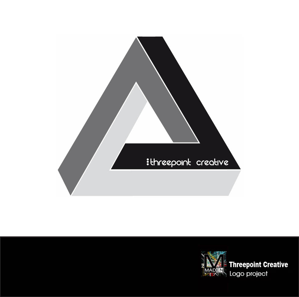 Diseño de Logo por Maden para THREEPOINT CREATIVE | Diseño #13009046
