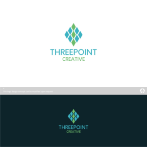 Logo Design by MBARO for THREEPOINT CREATIVE | Design #12945826