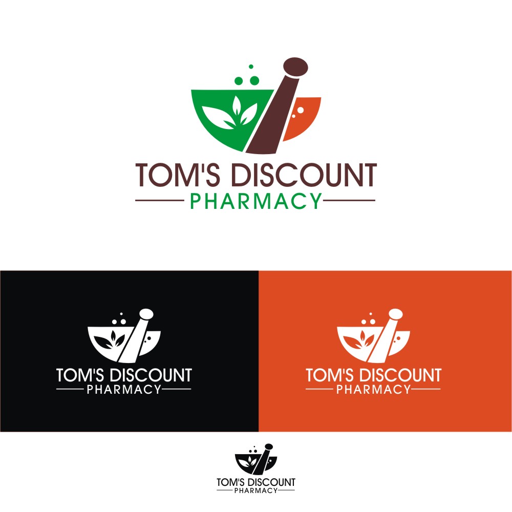 Diseño de Logo por e-graphics para Tom's Discount Pharmacy | Diseño #12924134
