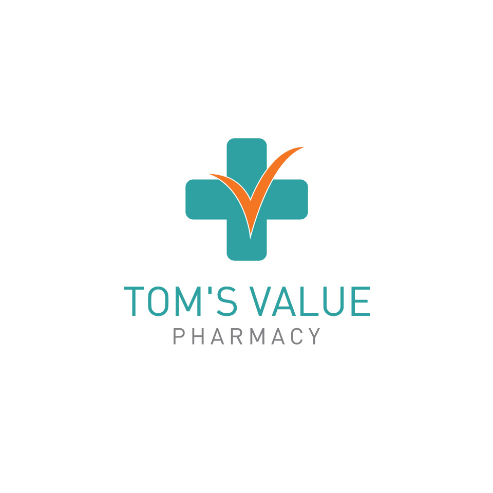Logo Design by alugara for Tom's Discount Pharmacy | Design #13022711
