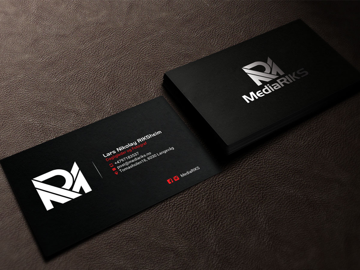 Design de Carte de Visite par Sandaruwan pour MediaRIKS | Design #12937051
