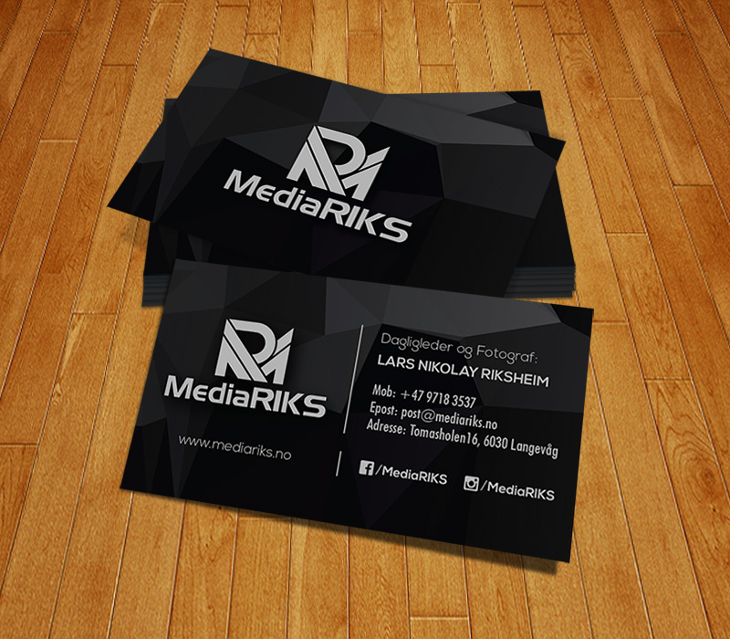 Business Card Design by Anooshaa Kachhia for MediaRIKS | Design #13004805