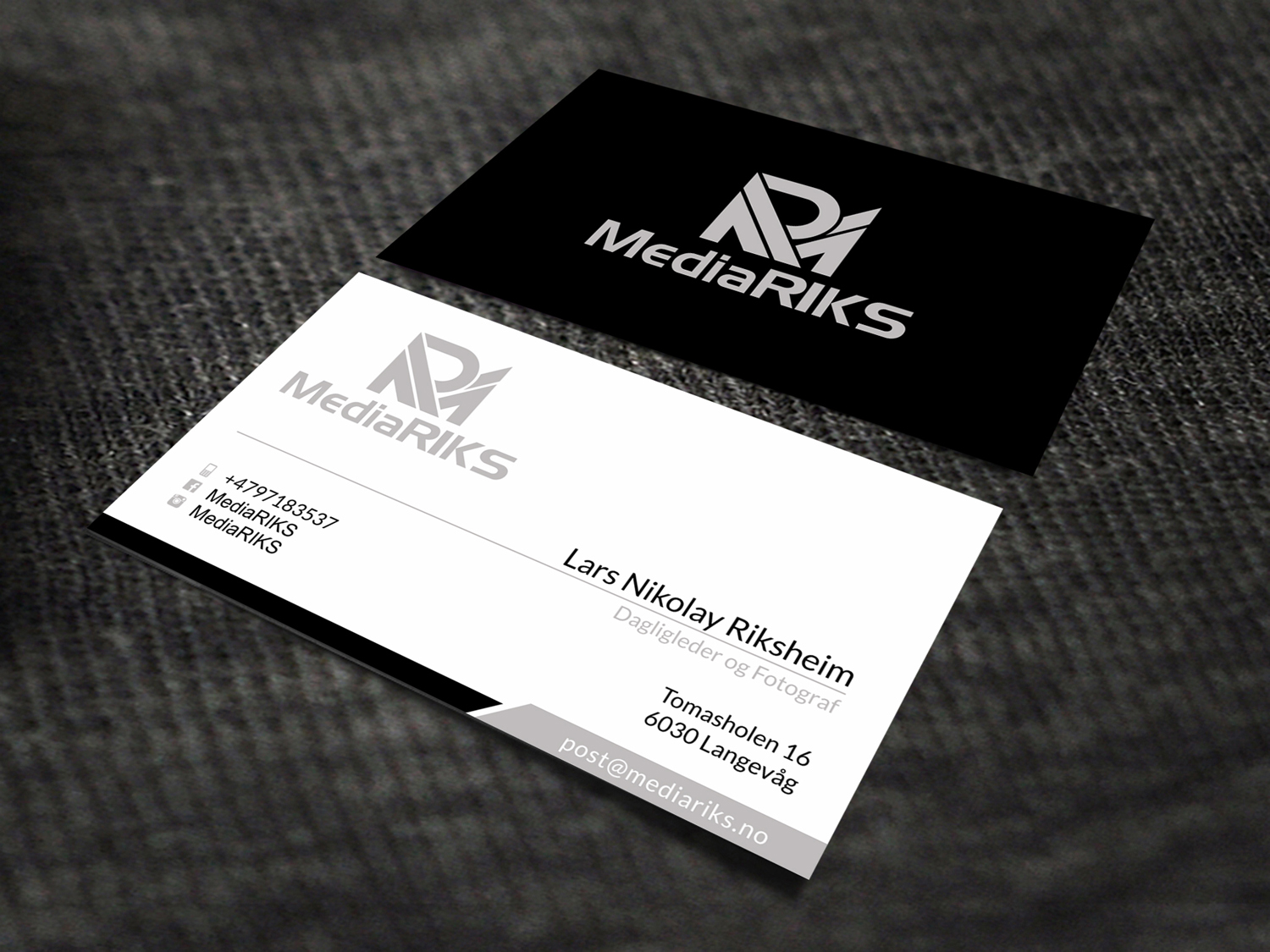 Diseño de Tarjeta de Presentación por SKYdesign para MediaRIKS | Diseño #12939481