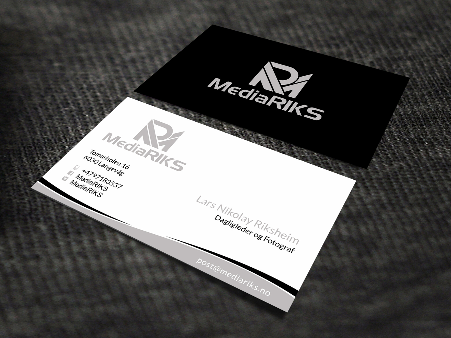 Diseño de Tarjeta de Presentación por SKYdesign para MediaRIKS | Diseño #12939489