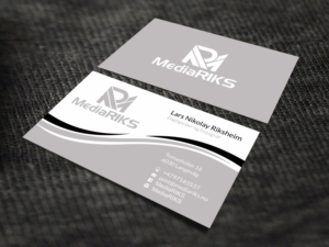 Diseño de Tarjeta de Presentación por SKYdesign para MediaRIKS | Diseño: #12939502