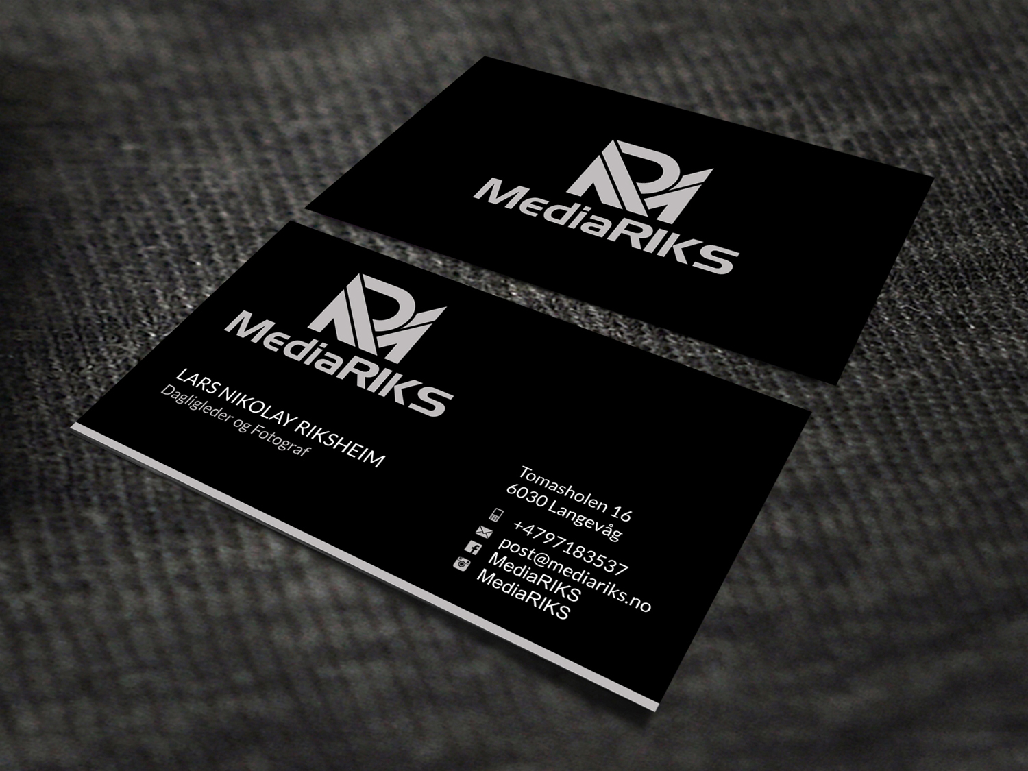 Design de Carte de Visite par SKYdesign pour MediaRIKS | Design #12946829
