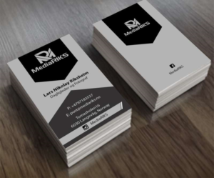 Visitenkarten-Design von Eclick Softwares für MediaRIKS | Design: #13005695