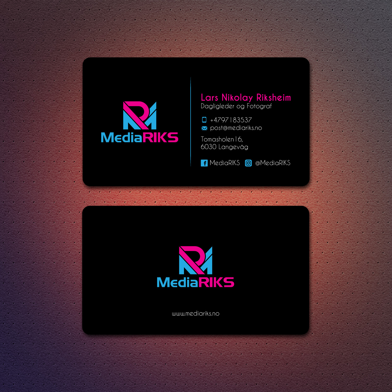 Business Card Design by Dezero for MediaRIKS | Design #12930927