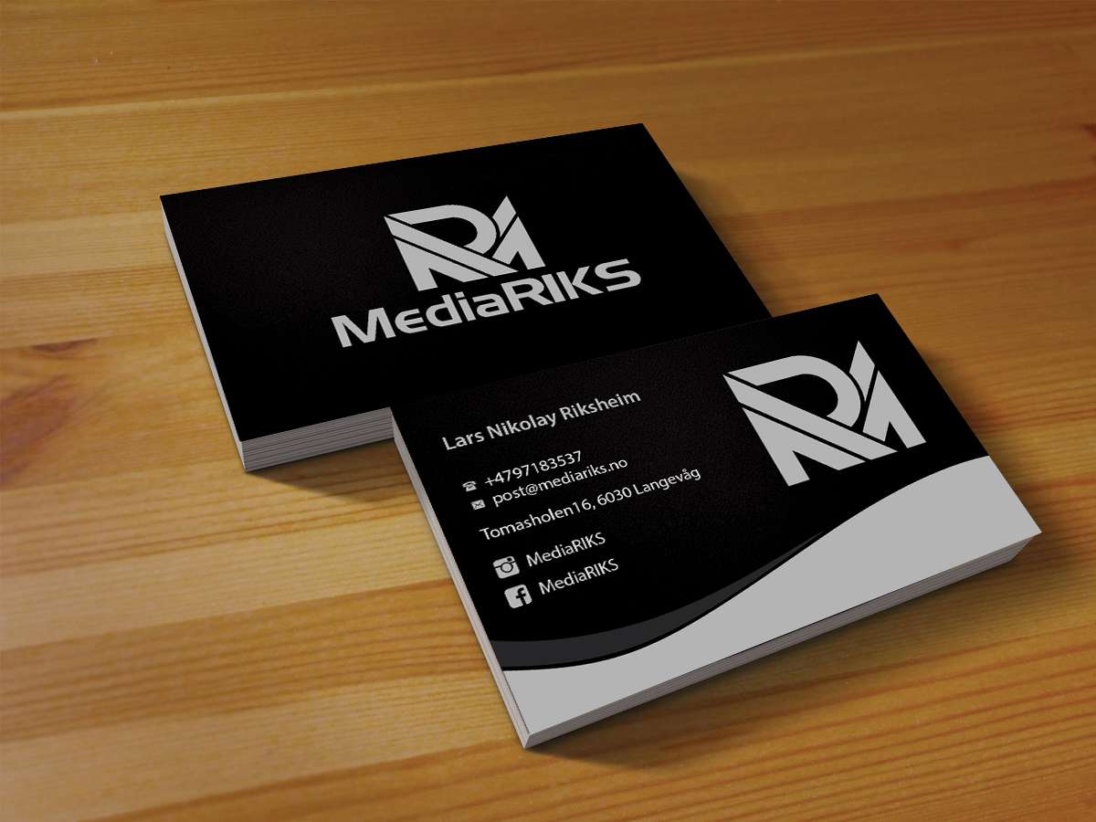 Visitenkarten-Design von Creations Box 2015 für MediaRIKS | Design #12939962