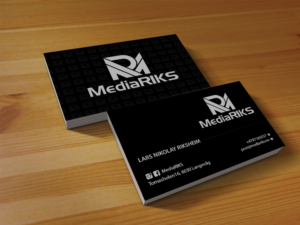Design de Carte de Visite par Creations Box 2015 pour MediaRIKS | Design : #12939965