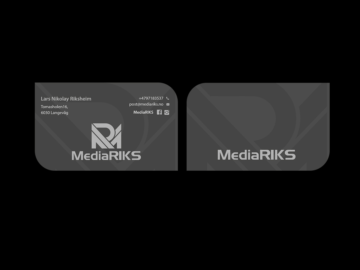 Visitenkarten-Design von Creations Box 2015 für MediaRIKS | Design #12939970