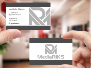 Design de Carte de Visite par Creations Box 2015 pour MediaRIKS | Design : #12939971