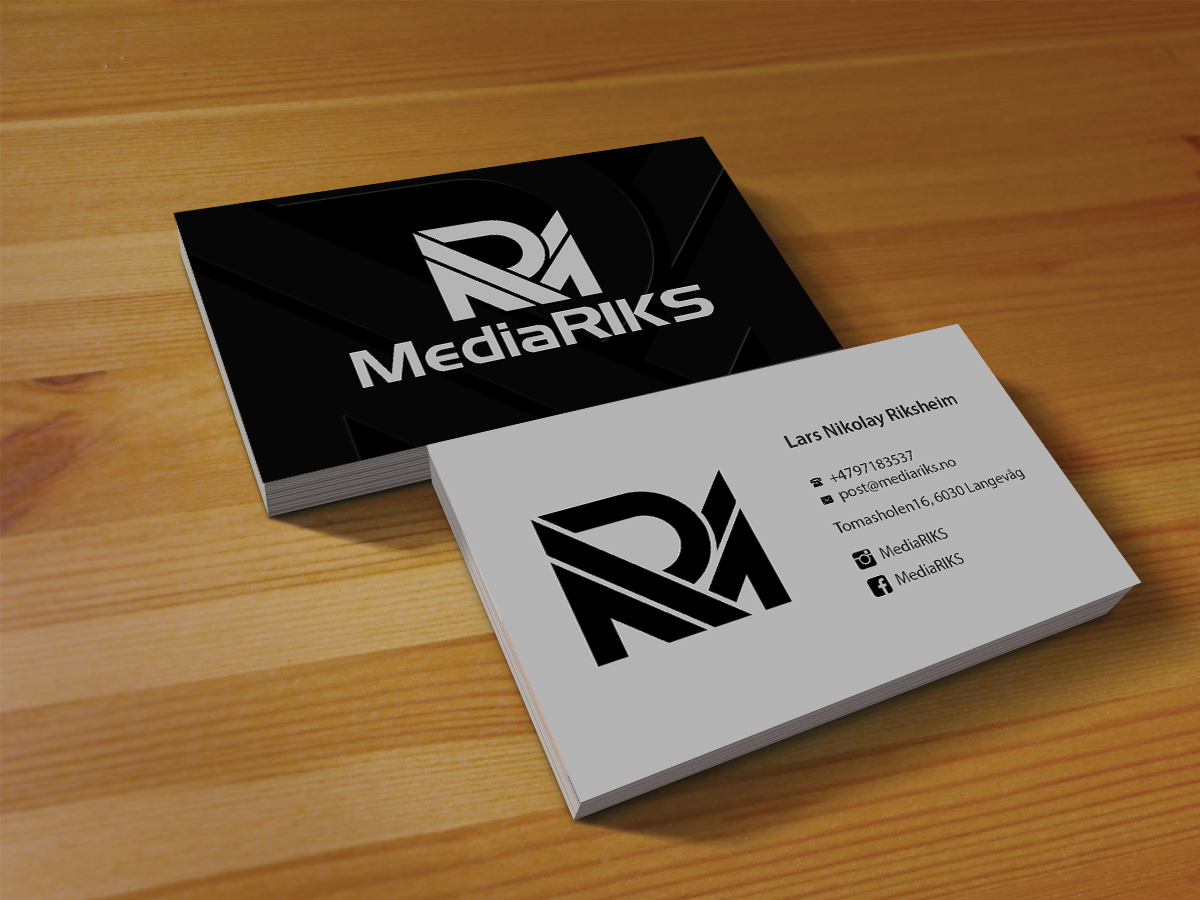 Visitenkarten-Design von Creations Box 2015 für MediaRIKS | Design #12939974