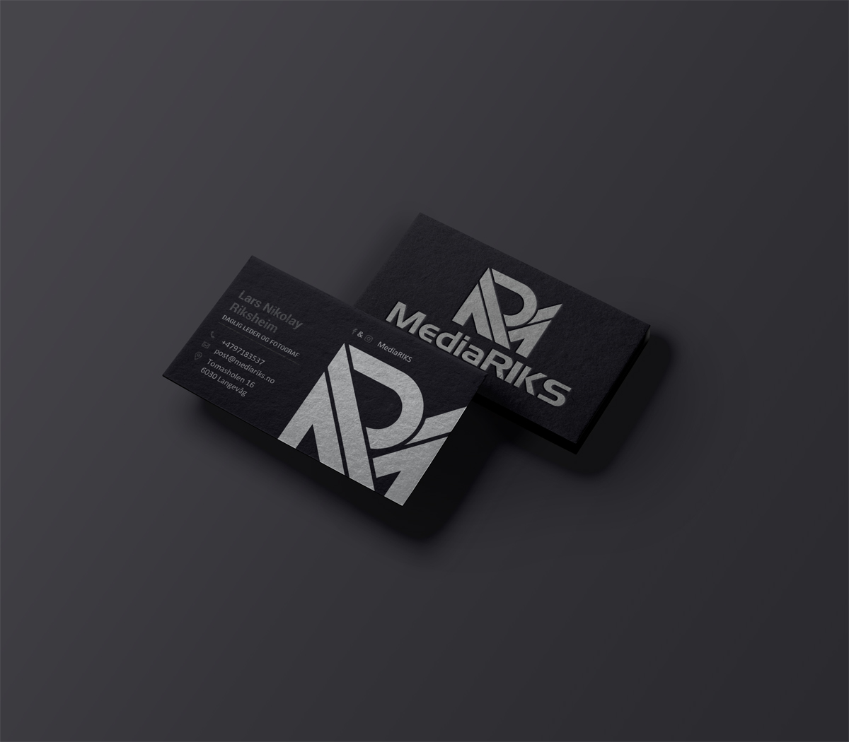 Business Card Design by MtBosh for MediaRIKS | Design #13011570
