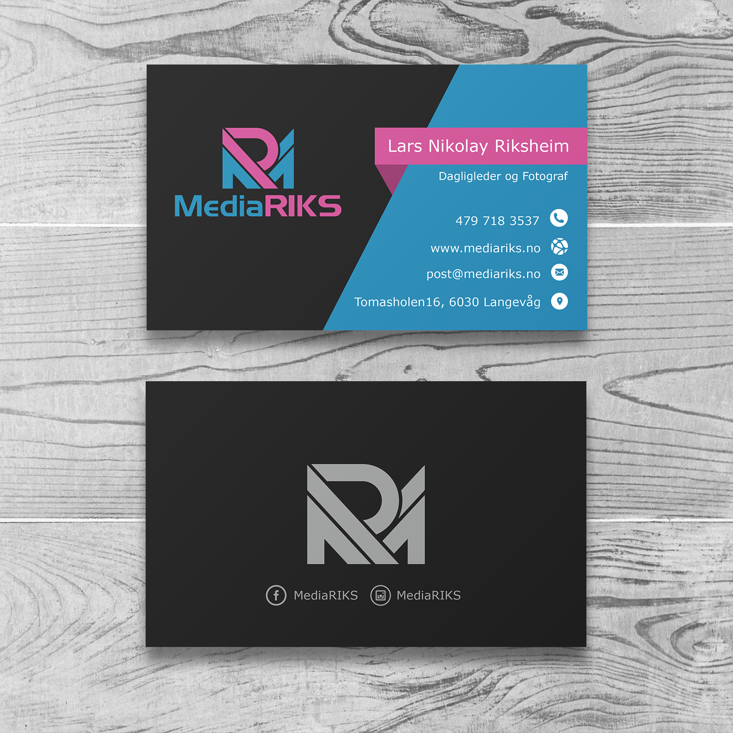 Business Card Design by phoenixx for MediaRIKS | Design #12944421