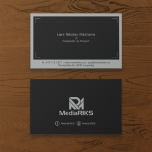 Design de Carte de Visite par phoenixx pour MediaRIKS | Design : #12946316