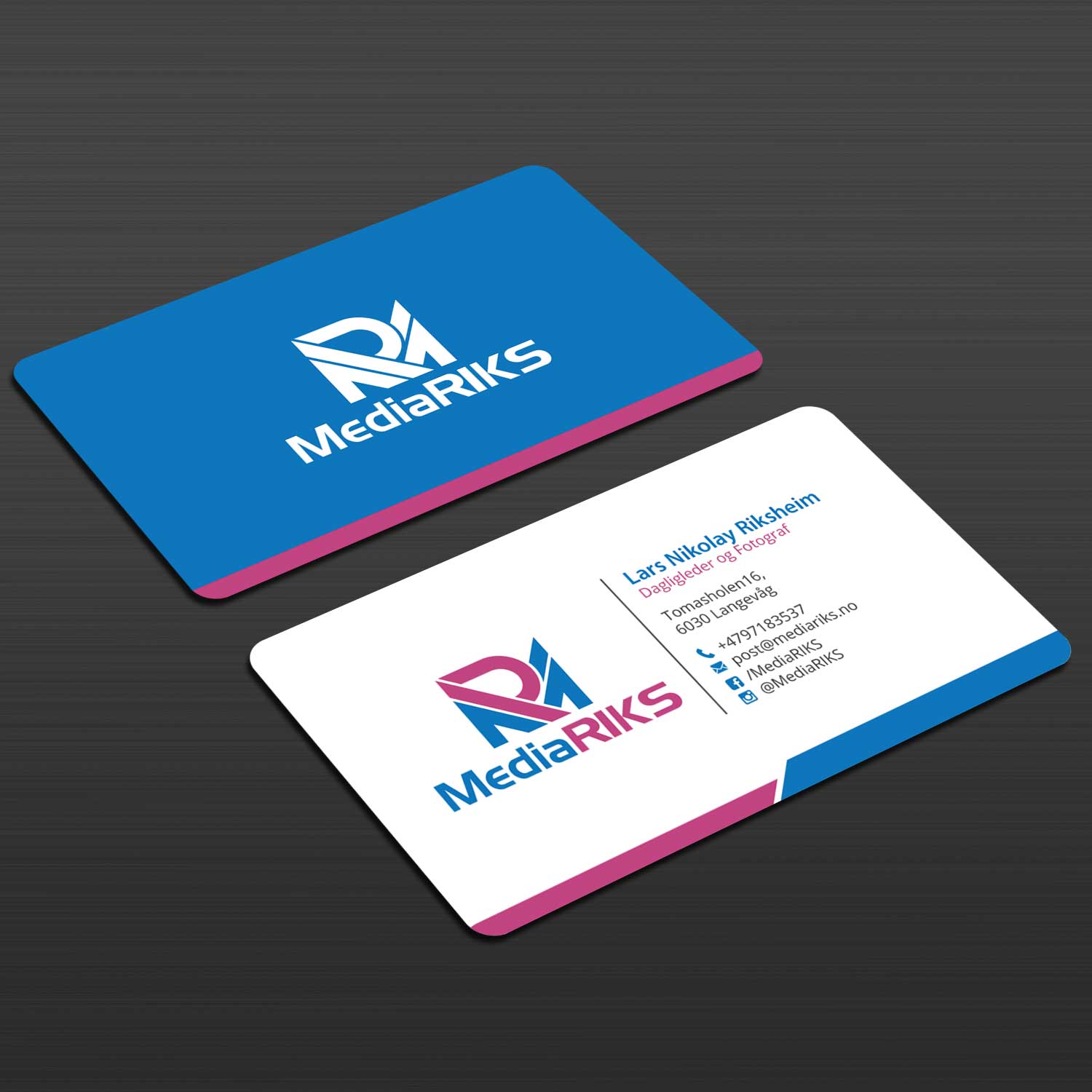 Business Card Design by Right_D for MediaRIKS | Design #12931958