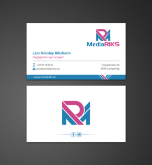 Visitenkarten-Design von chandrayaan.creative für MediaRIKS | Design: #12936694
