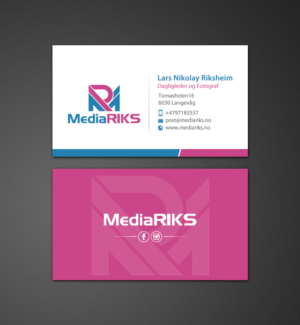 Visitenkarten-Design von chandrayaan.creative für MediaRIKS | Design: #12936696