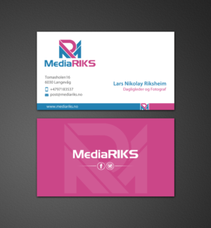 Visitenkarten-Design von chandrayaan.creative für MediaRIKS | Design: #12936697