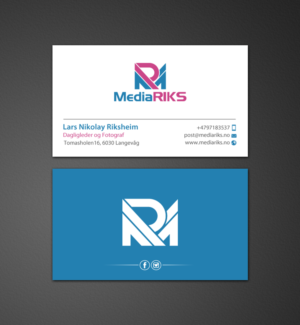 Visitenkarten-Design von chandrayaan.creative für MediaRIKS | Design: #12936705
