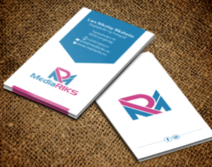 Design de Carte de Visite par chandrayaan.creative pour MediaRIKS | Design #12937240