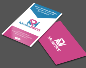 Business Card Design by chandrayaan.creative for MediaRIKS | Design: #12948876