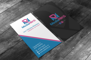 Design de Carte de Visite par chandrayaan.creative pour MediaRIKS | Design : #12995317