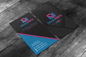 Design de Carte de Visite par chandrayaan.creative pour MediaRIKS | Design : #12995318
