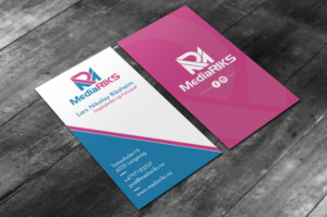 Design de Carte de Visite par chandrayaan.creative pour MediaRIKS | Design : #12995320