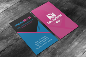 Design de Carte de Visite par chandrayaan.creative pour MediaRIKS | Design : #12995368