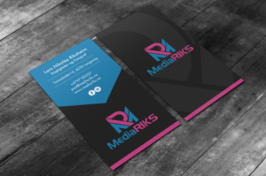 Design de Carte de Visite par chandrayaan.creative pour MediaRIKS | Design : #12997922