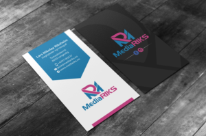 Design de Carte de Visite par chandrayaan.creative pour MediaRIKS | Design : #12997999