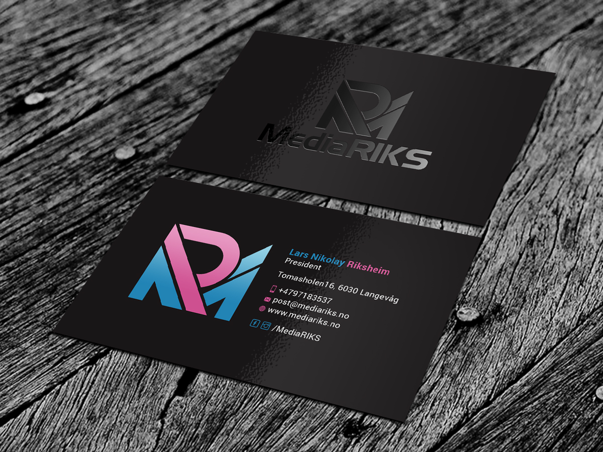 Business Card Design by SS_Designs for MediaRIKS | Design #12933394