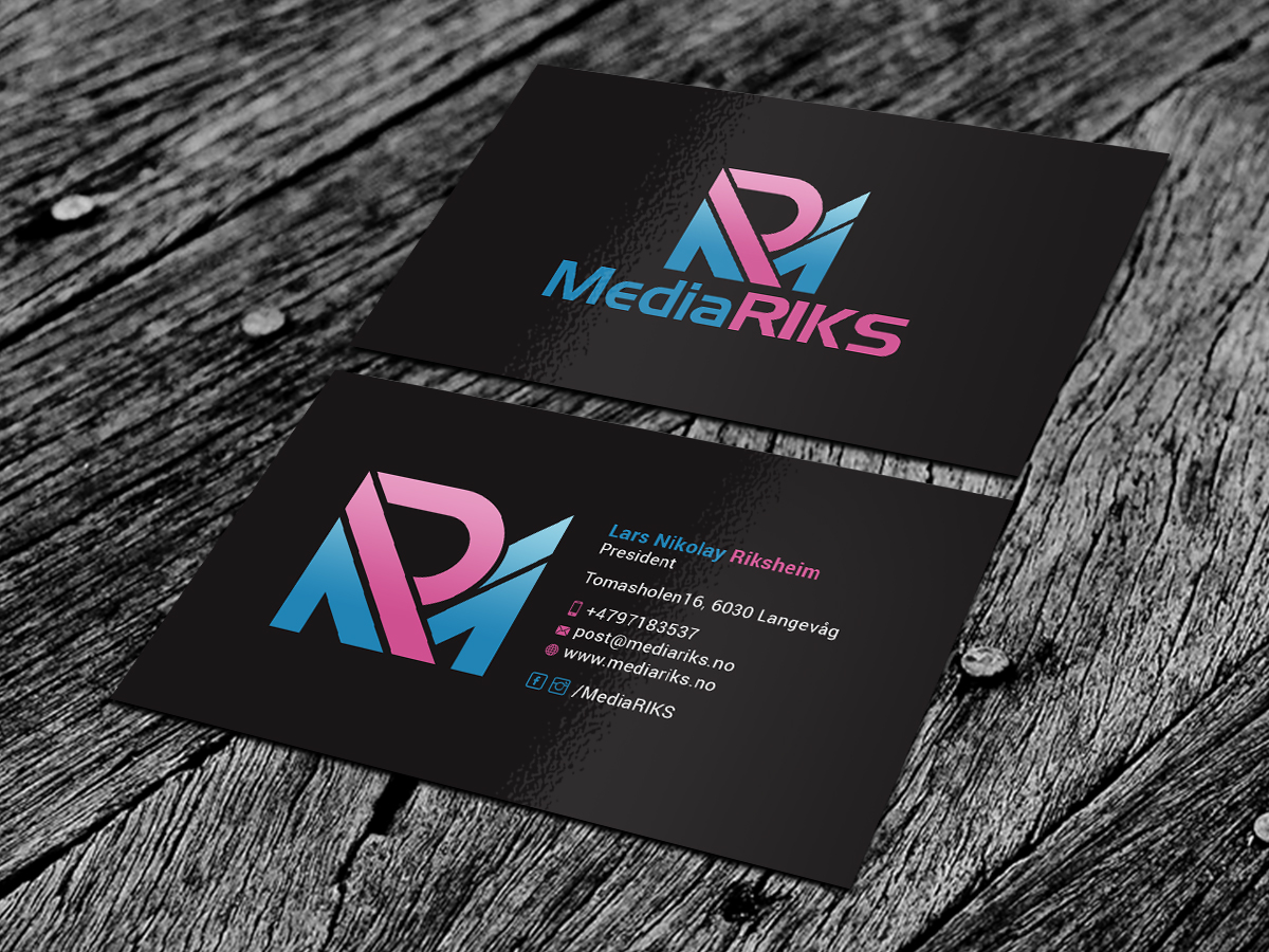 Visitenkarten-Design von SS_Designs für MediaRIKS | Design #12933395