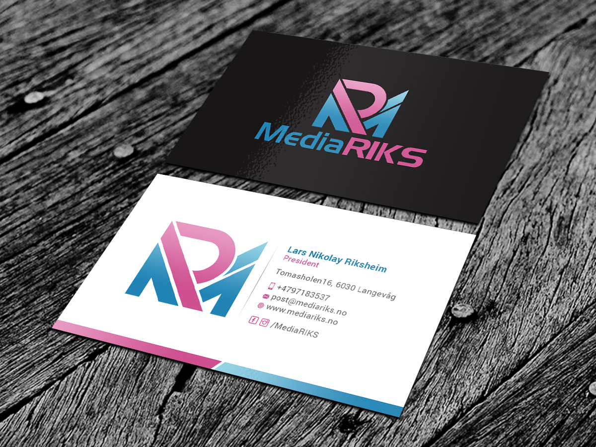 Design de Carte de Visite par SS_Designs pour MediaRIKS | Design #12933548
