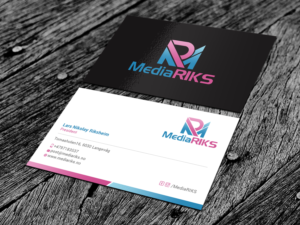 Visitenkarten-Design von SS_Designs für MediaRIKS | Design: #12933549