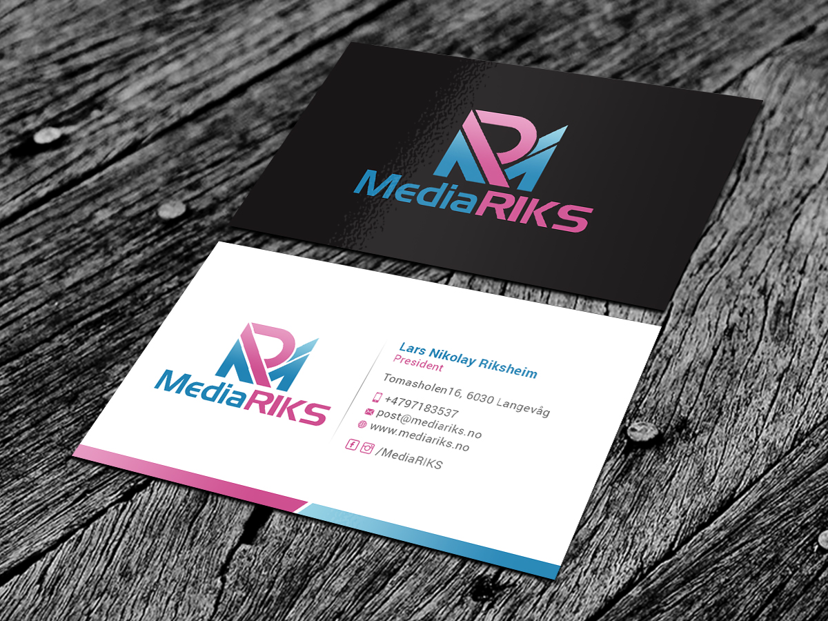 Business Card Design by SS_Designs for MediaRIKS | Design #12933551