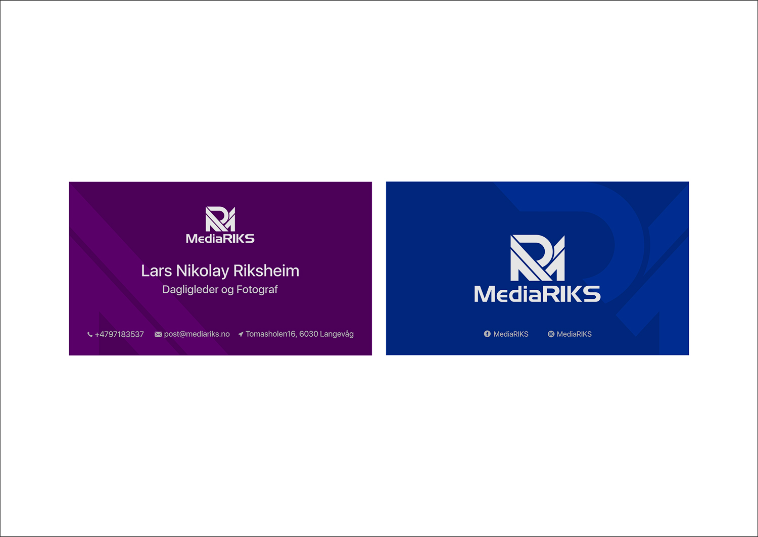 Visitenkarten-Design von umuslumov für MediaRIKS | Design #13011575