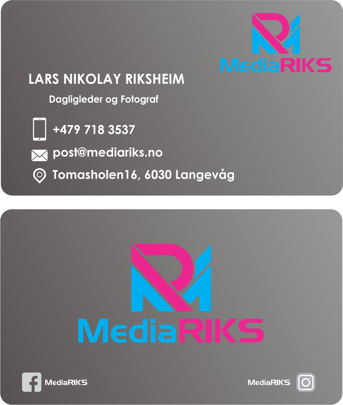 Visitenkarten-Design von designfycentral für MediaRIKS | Design #13012164