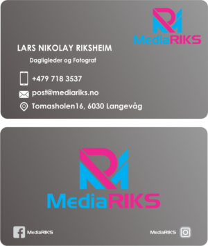 Visitenkarten-Design von designfycentral für MediaRIKS | Design: #13012164