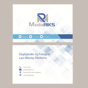 Visitenkarten-Design von hungnoble.9x.9 für MediaRIKS | Design: #12931524