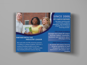 Flyer Design by Kowzi for Off Campus Partners | Design: #12939411