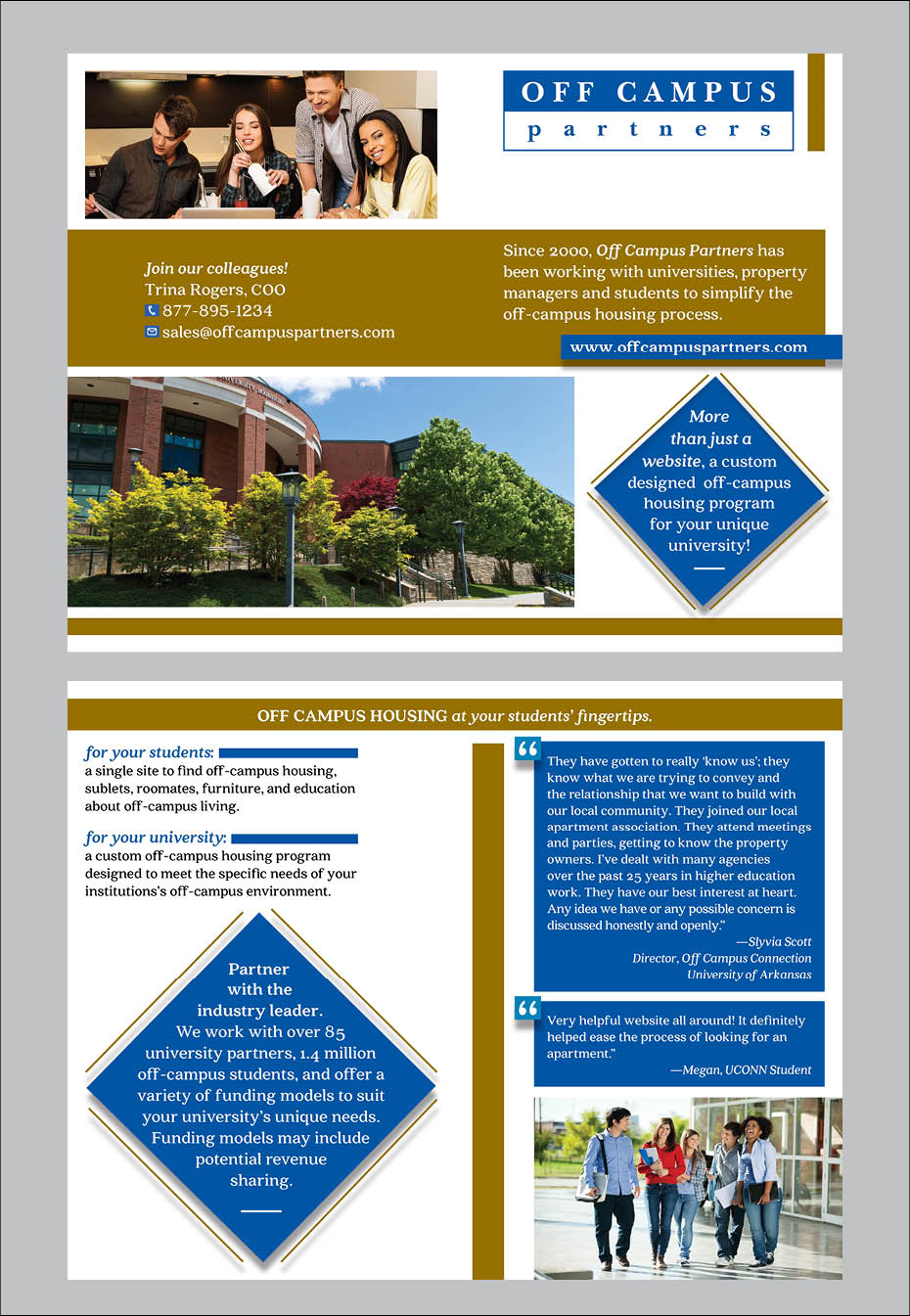 Flyer Design by shritaa1 for Off Campus Partners | Design #13018810